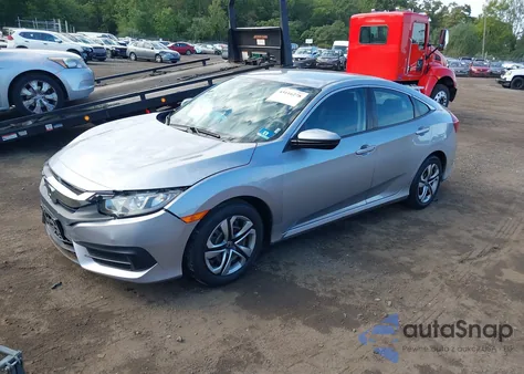 2018 Honda Civic Lx z USA, uszkodzony, nr VIN 2HGFC2F56JH500517